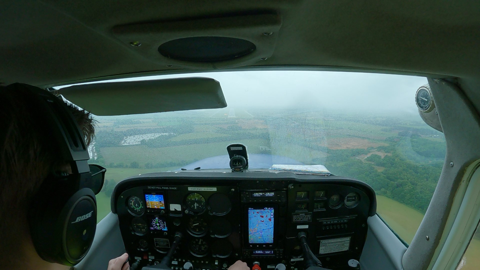 Photo of Sean flying